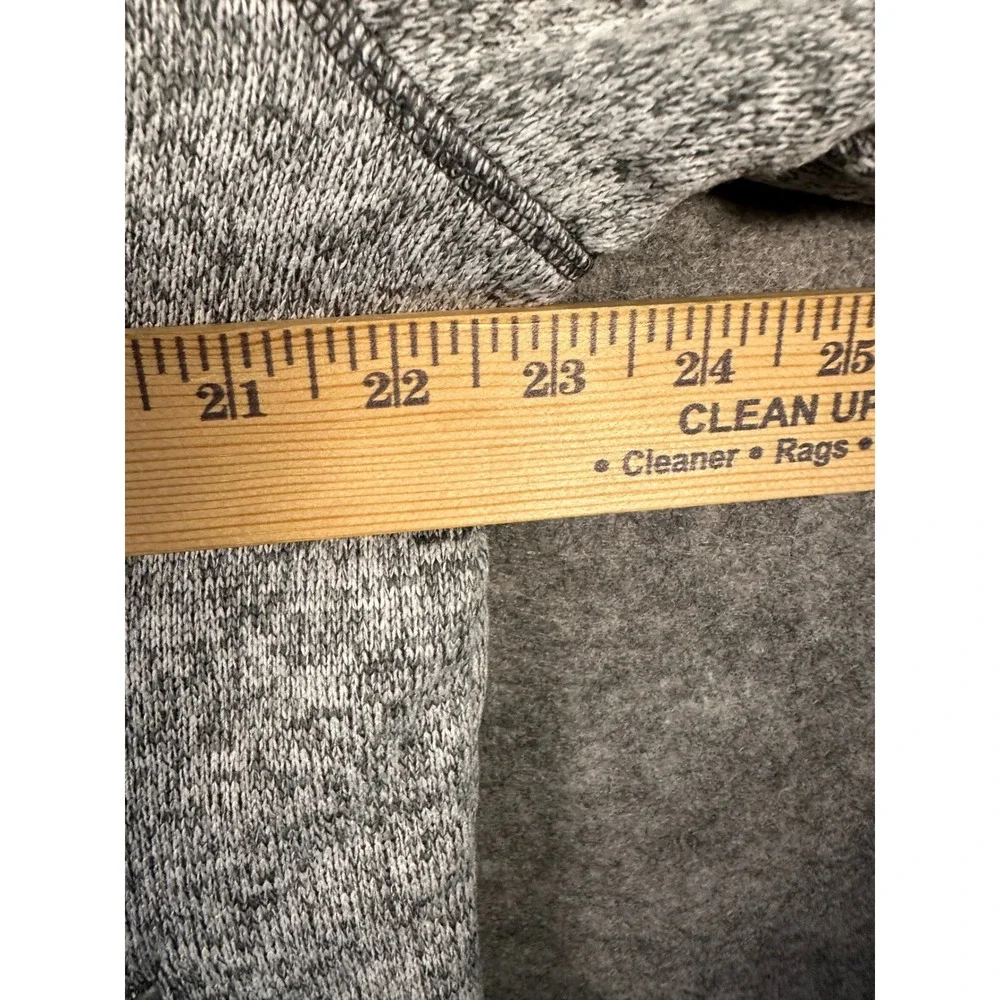Orvis Classic Collection Mens Fleece Lined 1/4 Zip‎ Gray Pullover Sweater